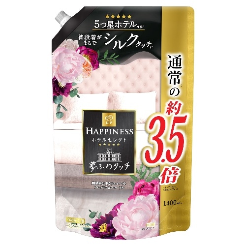 レノアハピネス 夢ふわタッチ ヴェルベットブロッサム＆フローラル つめかえ 超特大 1400ml