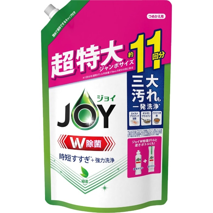 除菌ジョイコンパクト 緑茶の香り 詰替ジャンボサイズ 1425ml