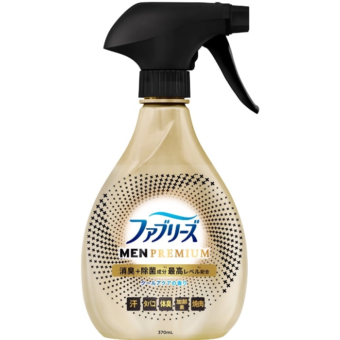 ファブリーズW除菌＋消臭 プレミアムメン クールアクアの香り 本体 370ML