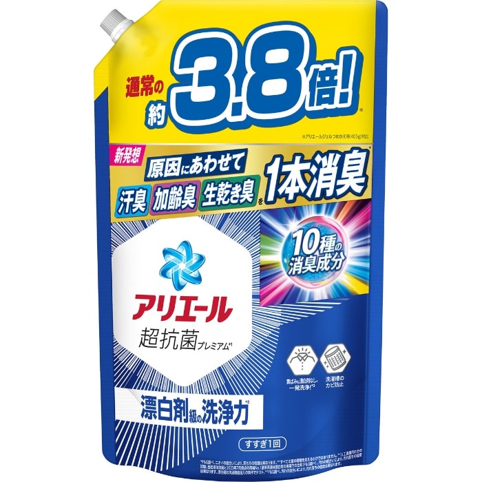 アリエールジェル つめかえウルトラジャンボサイズ 1550g