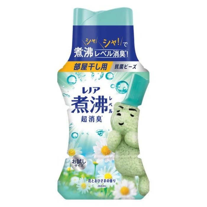 レノア煮沸レベル消臭抗菌ビーズ 部屋干し 花とおひさまの香り ミニボトル 260ml