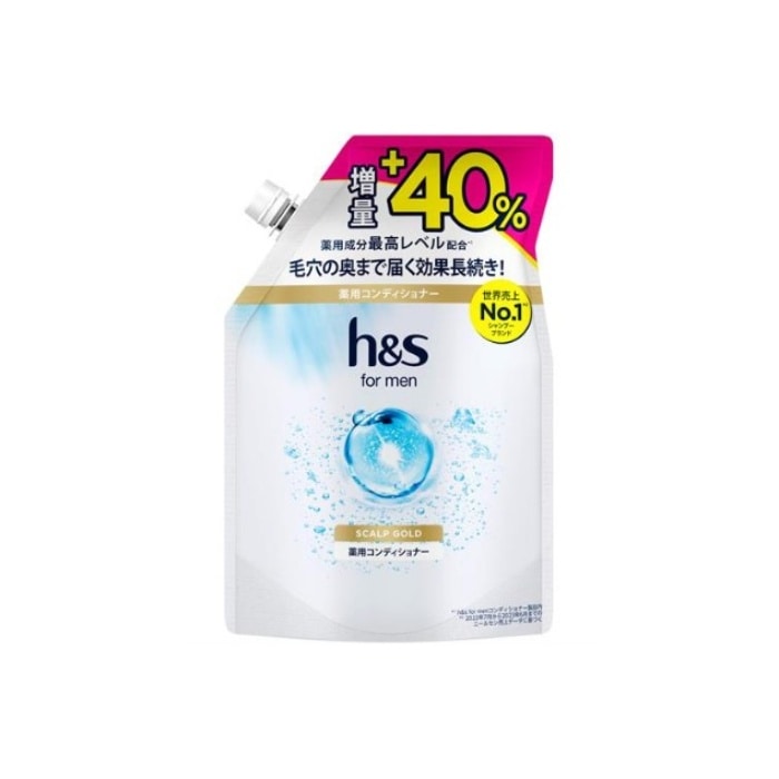 h＆s for men スカルプゴールドコンディショナー つめかえ1.4倍サイズ 420g
