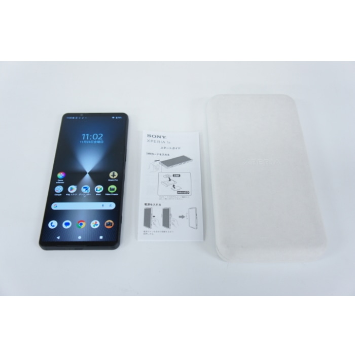 [中古A]Xperia 1 VI ブラック (12GB 256GB XQ-EC44) (国内版SIMフリー) (バッテリー最大容量:80%以上)