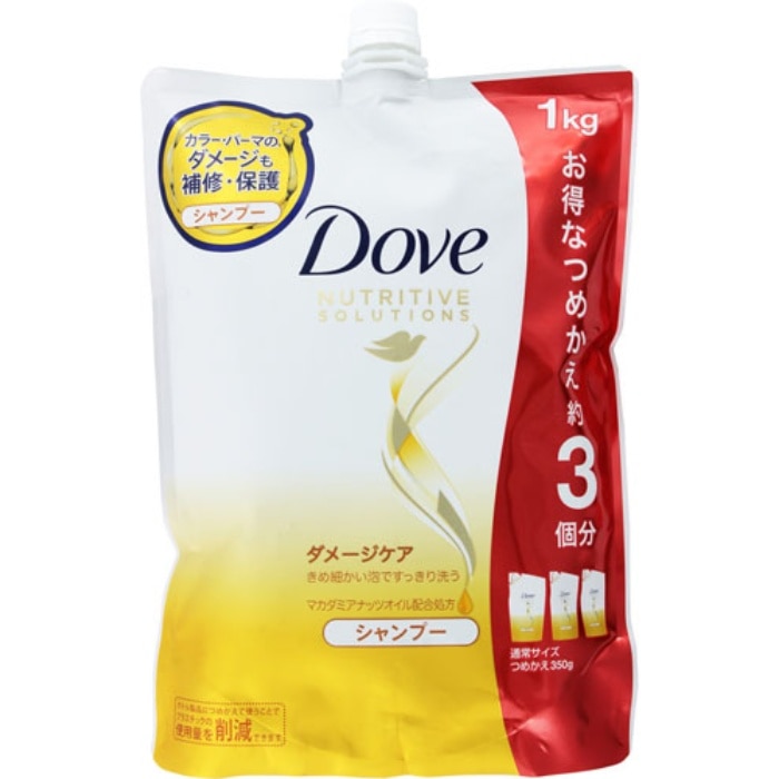 ダヴ ダメージケア シャンプー 詰替 1000G