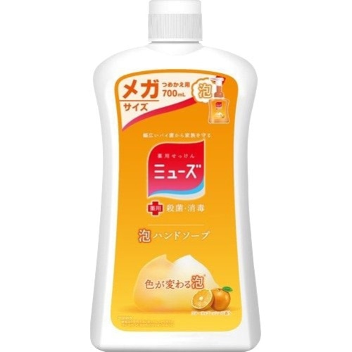 泡ミューズ フルーティフレッシュの香り メガサイズ つめかえ 700ml