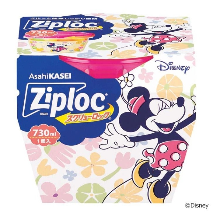 ジップロックスクリューロック730ml ディズニー2025