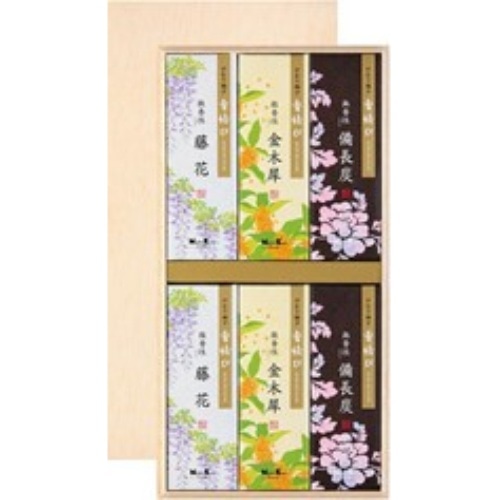 [取寄10]香結び 進物用木箱サック6入包装品 [1個][4902125269507]