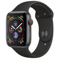 Apple Watch Series 4 GPS+Cellularモデル 44mm MTVU2J/A ブラックスポーツバンド