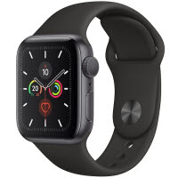 [おすすめ]スポーツバンド Apple Watch Series 5 GPSモデル 40mm MWV82J/A ブラック