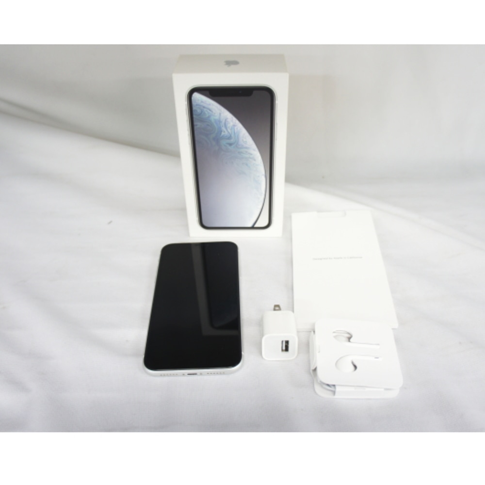 [中古A]iPhone XR MT032J/A ホワイト (SIMフリー) [64GB]