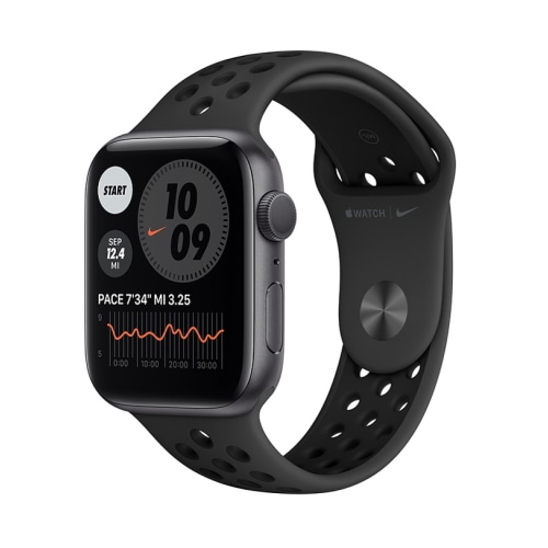 Apple Watch Nike Series 6 GPSモデル 44mm MG173J/A アンスラサイト/ブラックNikeスポーツバンド