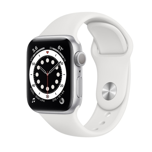Apple Watch Series 6 GPSモデル 40mm MG283J/A ホワイトスポーツバンド