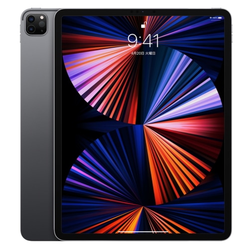 [中古A]iPad Pro 12.9インチ Wi-Fi 2021年春モデル MHNK3J/A スペースグレイ [512GB]