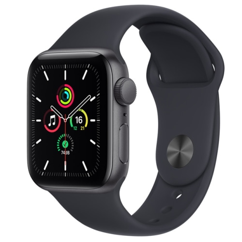 Apple Watch SE GPSモデル 40mm MKQ13J/A ミッドナイトスポーツバンド