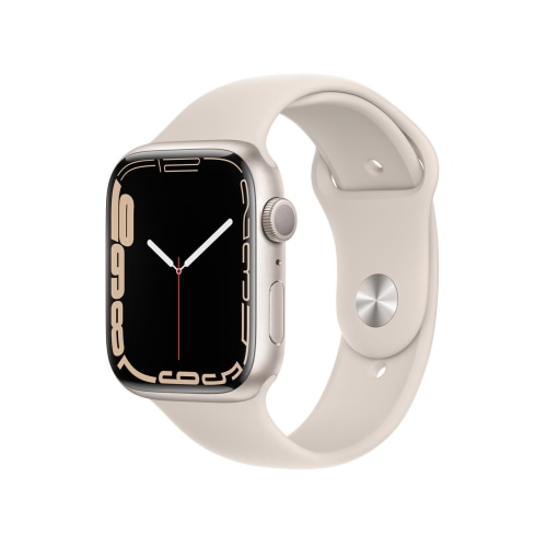 Apple Watch Series 7 GPSモデル 45mm MKN63J/A スターライトスポーツバンド