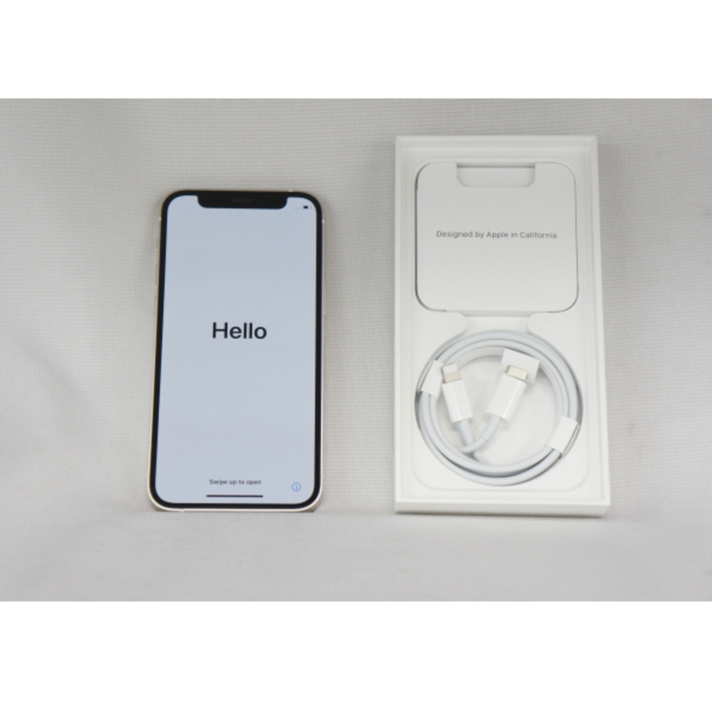 [中古A]iPhone12 mini MGA63J/A ホワイト ※ネットワーク利用制限△ (Y!mobile)(SIMロック解除済) [64GB]