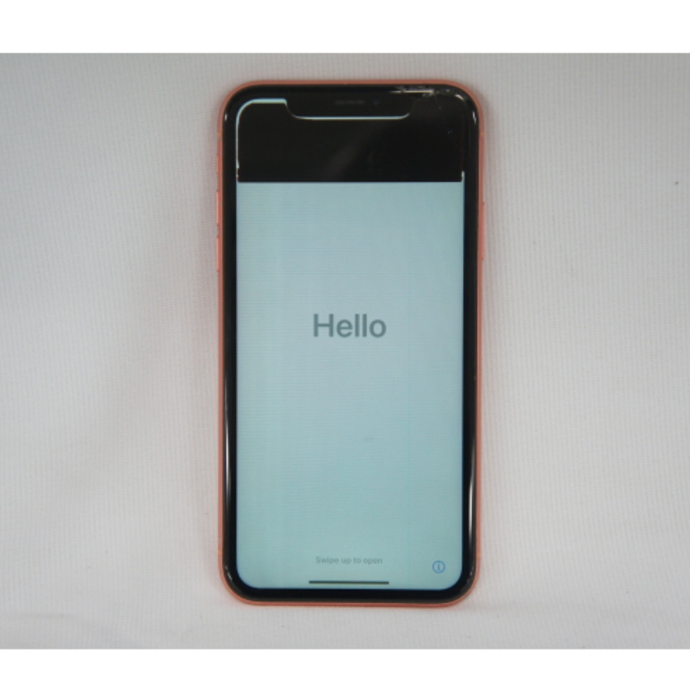 [ジャンク品]iPhoneXR MT0A2J/A コーラル (docomo) [64GB]