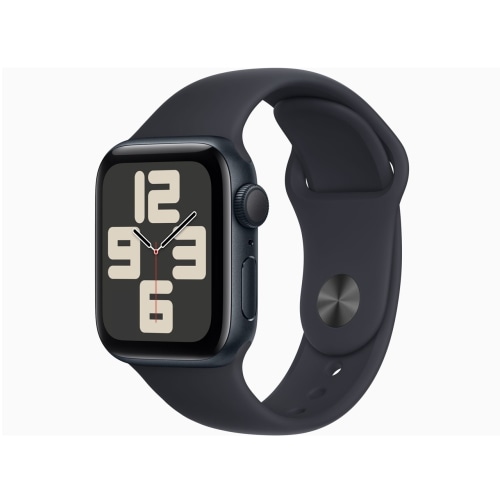 [箱難ありB]Apple Watch SE 第2世代 GPSモデル 40mm MR9X3J/A ミッドナイトスポーツバンド S/M