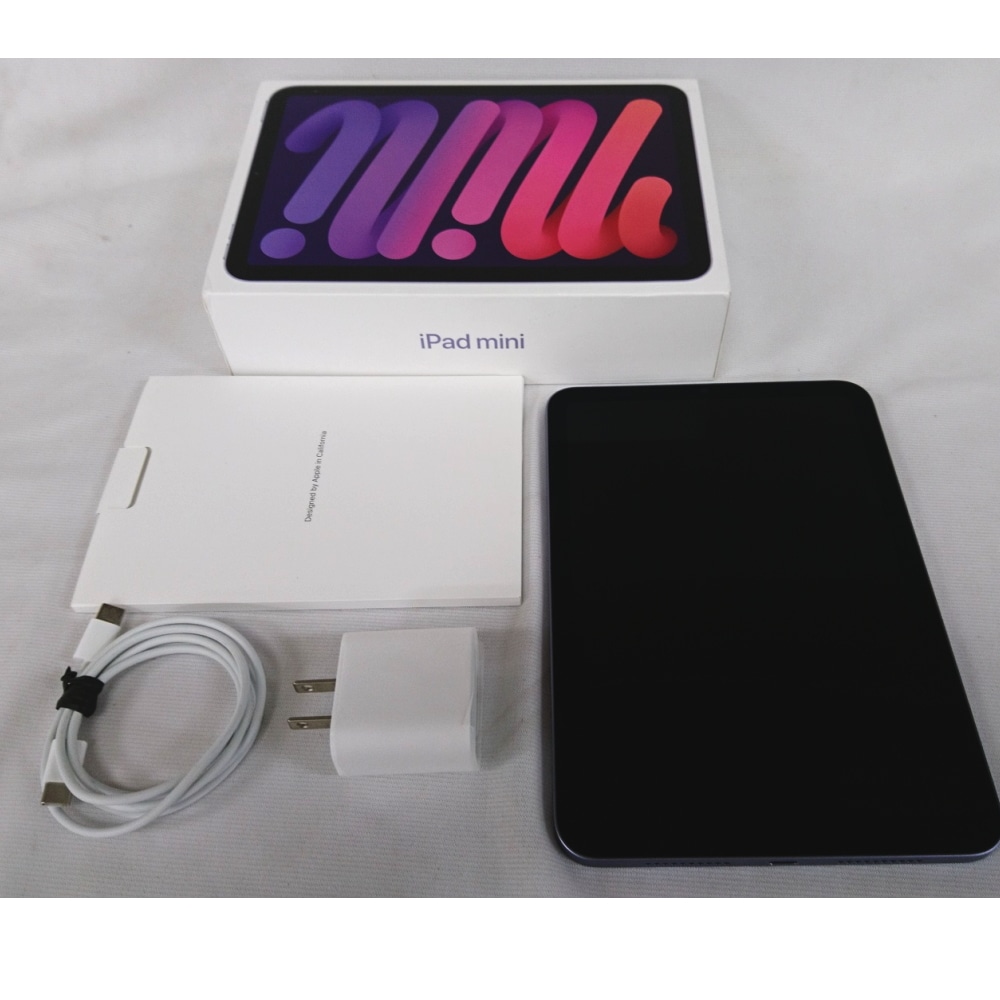 [中古B]iPad mini 8.3インチ 第6世代 Wi-Fi 2021年秋モデル MK7R3J/A パープル [64GB]