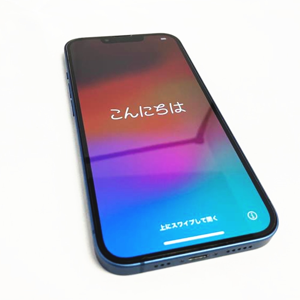 [中古B]iPhone 13 MLNG3J/A ブルー SIMフリー [128GB]