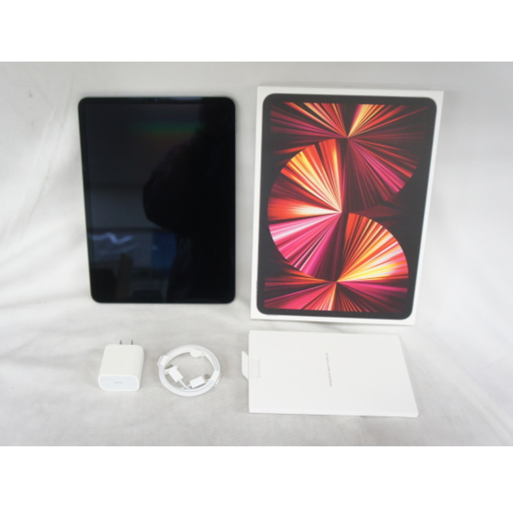 [中古B]iPad Pro 11インチ Wi-Fi 2021年春モデル MHQR3J/A スペースグレイ [128GB]