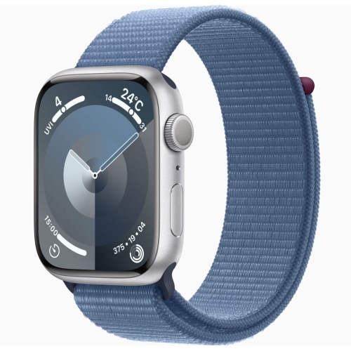 Apple Watch Series 9 GPSモデル 45mm MR9F3J/A シルバー/ウインターブルースポーツループ