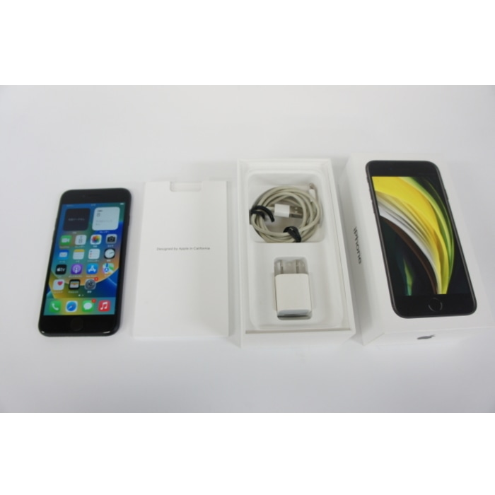[中古B](docomo)(SIMロック解除済)iPhone SE(第2世代) MX9R2J/A ブラック (2527800053022) [64GB]
