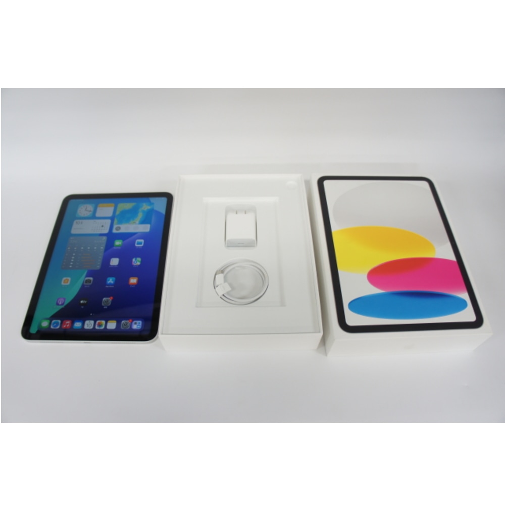 [中古B]iPad 10.9インチ 第10世代 Wi-Fi 2022年秋モデル MPQ03J/A シルバー [64GB]