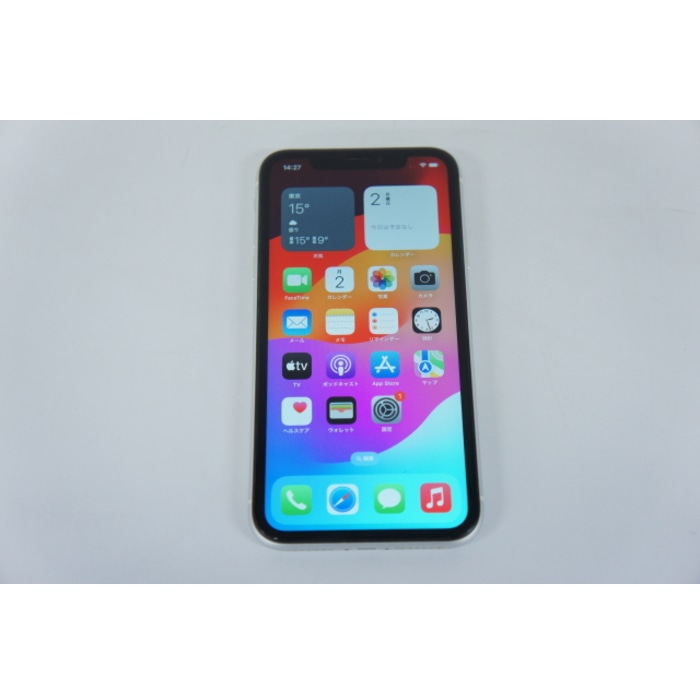 [中古B]iPhoneXR A2106 MT032J/A ホワイト (バッテリー最大容量80%) (docomoSIMロック解除済) [64GB]