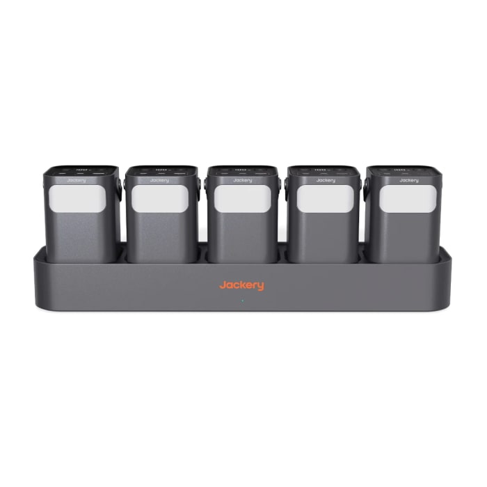 [直送5]Jackery パワーバンク&充電ステーション  モバイルバッテリー JSG-0307A [ブラック+オレンジ]