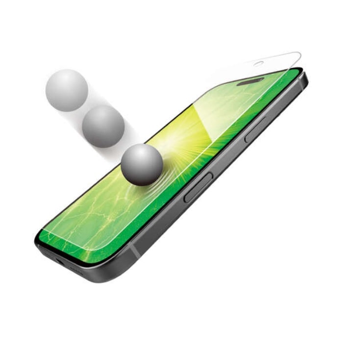 [取寄10]iPhone16フィルム衝撃吸収／指紋防止 PM－A24AFLFPAN クリア [1個][4549550324243]