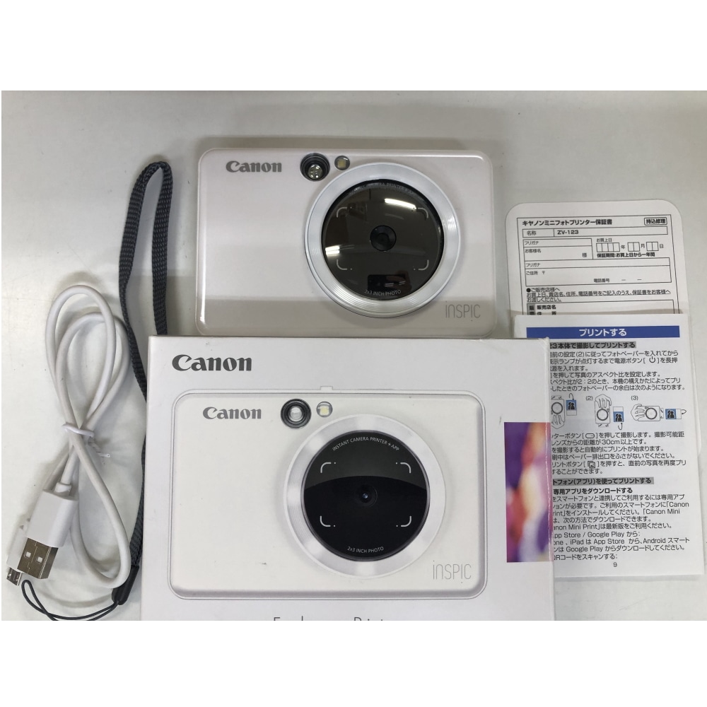 Canon インスタントカメラ スマホプリンター iNSPiC ZV-123-PW Canon インスタントカメラ スマホプリンター iNSPiC ZV-123-PW