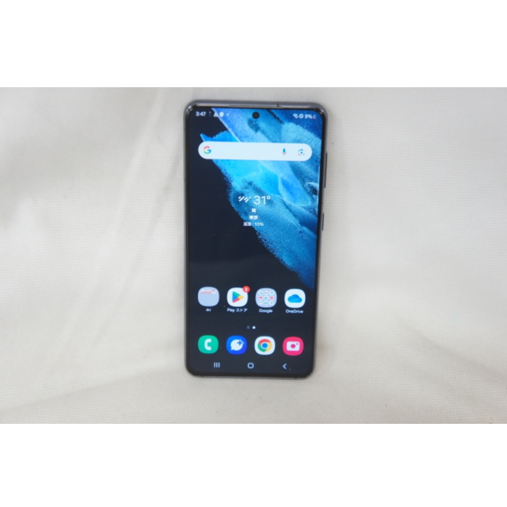 [中古A]Galaxy S21 SCG09 SCG09SHA ファントムグレー 8GB 256GB (au)(SIMロック解除済)