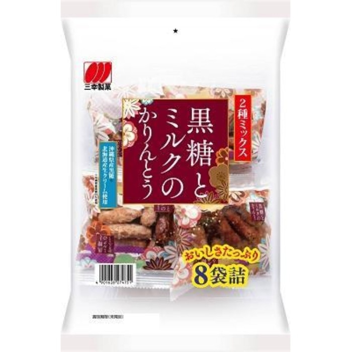 [取寄10]黒糖とミルクのかりんとう 176g [1袋][4901626274751]