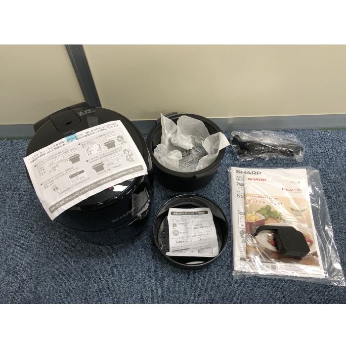 [中古C]ヘルシオ ホットクック KN-HW10G-B ブラック系