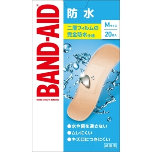 バンドエイド 防水 Mサイズ 20枚