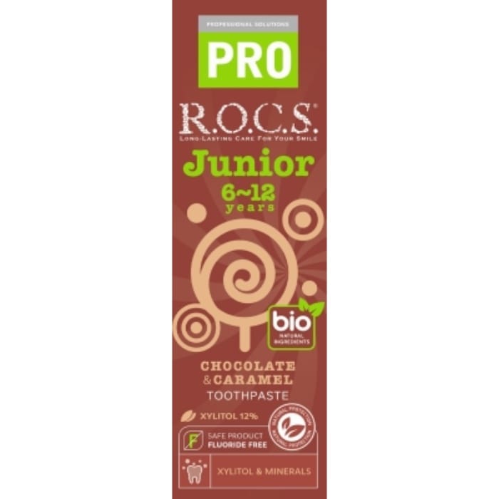 ロックスPRO ジュニア チョコ＆キャラメル 74g
