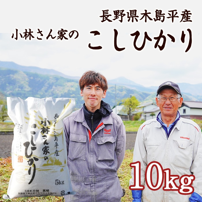 [直送10]木島平産 こしひかり コバヤシライス 10kg 【配送指定日不可】