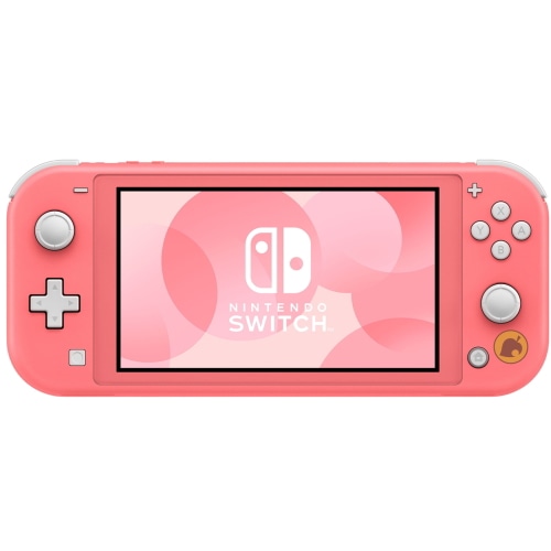 Nintendo Switch Lite あつまれ どうぶつの森セット ～しずえアロハ柄～ HDH-S-PBZGB コーラル