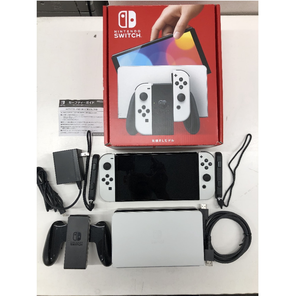[中古B]Nintendo Switch 有機ELモデル HEG-S-KAAAA ホワイト