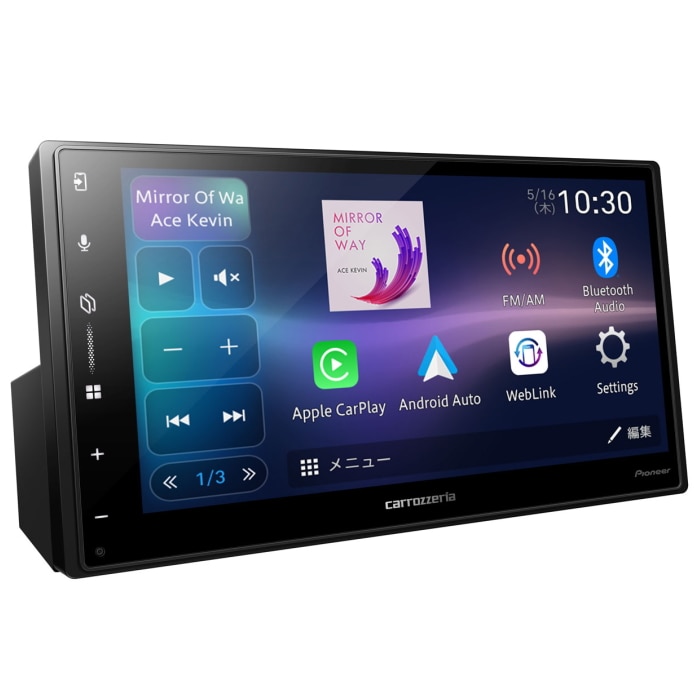 [箱難ありB]DMH-SZ500 6.8V型ワイドVGA/Bluetooth/USB/チューナー・DSPメインユニット