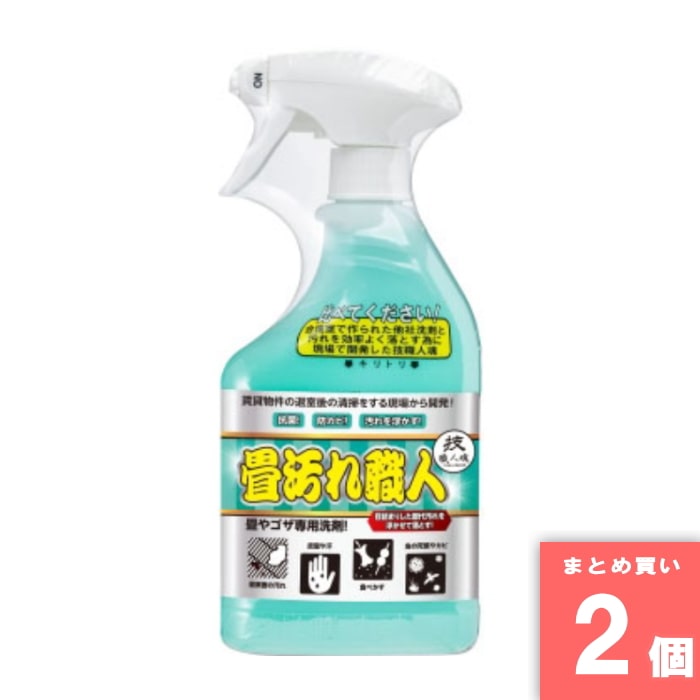 [取寄10][まとめ買い]【2個セット】技職人魂 畳汚れ職人 500ml [4560302530613]