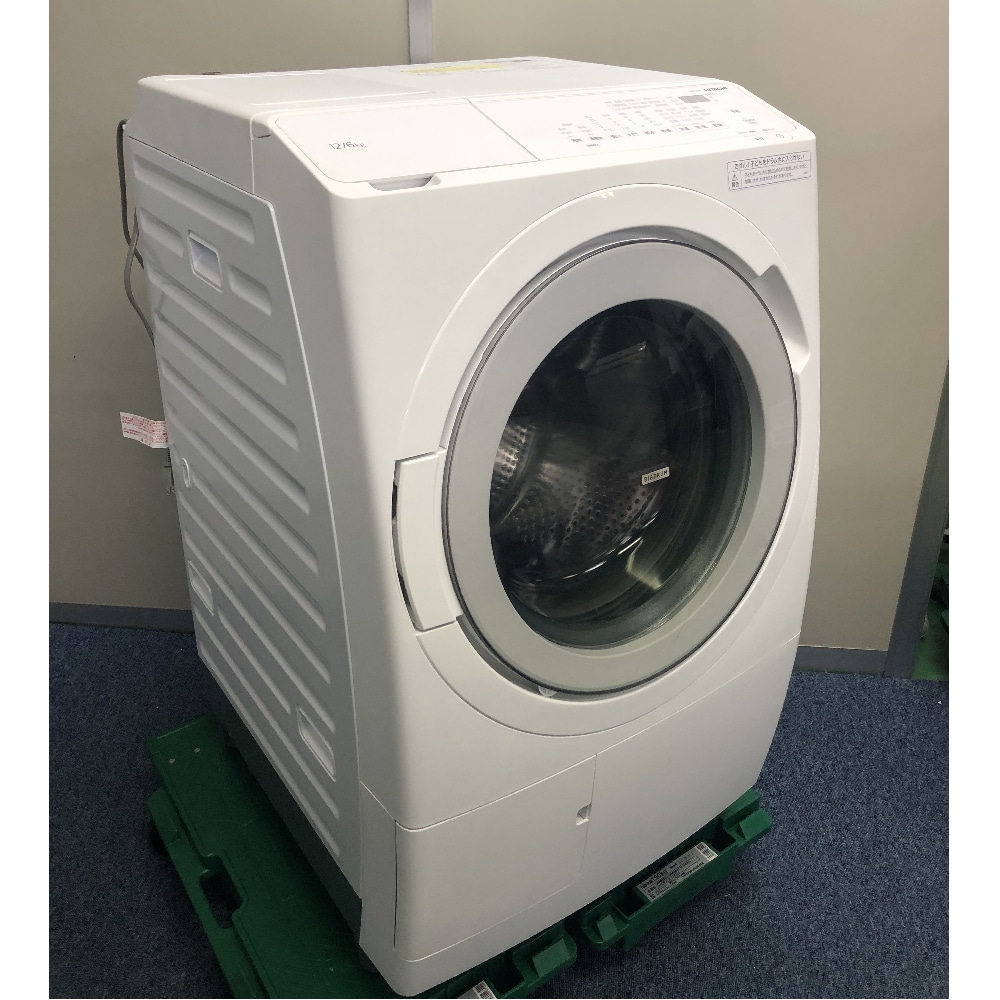 [大型特配][中古C]ビッグドラム BD-SV120KL(W) ホワイト 【除菌清掃済 2025年製】