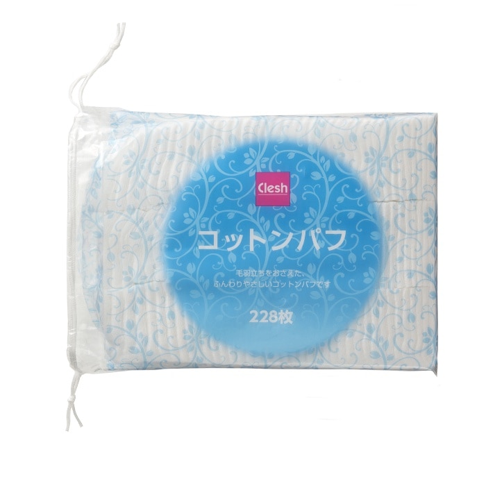 Clesh コットンパフ 228枚