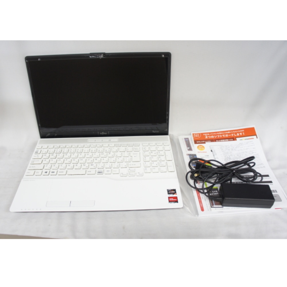 [中古A]FMV LIFEBOOK AH50/F3 FMVA50F3W プレミアムホワイト (Office欠品)