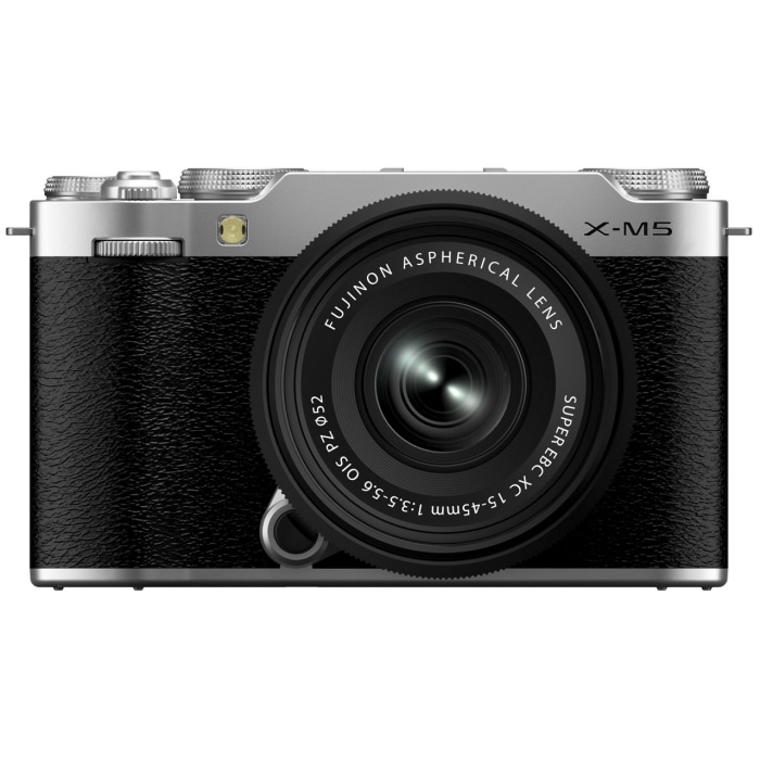[おすすめ]FUJIFILM X-M5 レンズキット X-M5 XC15-45mmF3.5-5.6 OIS PZ シルバー