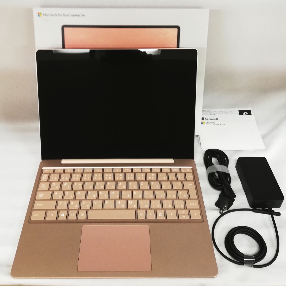 中古C]Surface Laptop Go THH-00045 サンドストーン (Win 10 Home S 