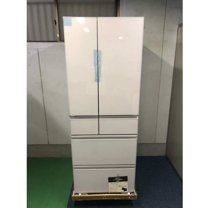 [大型特配][展示品C]中だけひろびろ大容量 WZシリーズ(真ん中冷凍室) MR-WZ61K-W グランドリネンホワイト [608L]