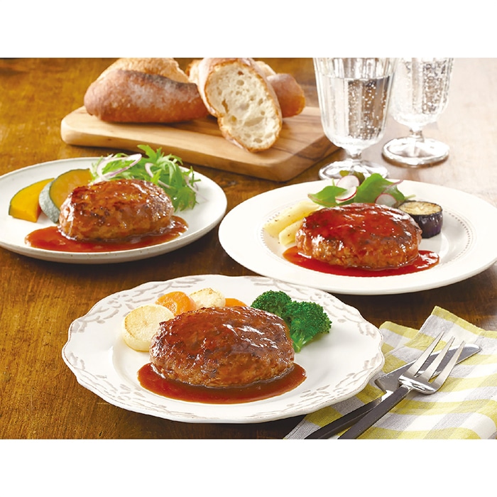 [冷蔵][直送商品]お歳暮 プリマハム 直火厨房荒挽ハンバーグ (9838-032)