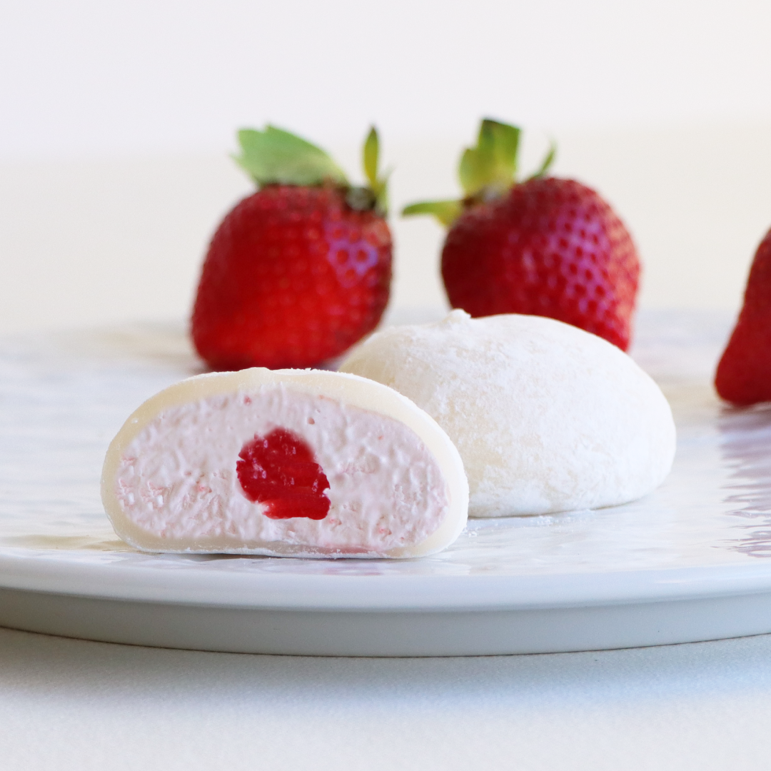 送料込！とろける生大福＜あまおう苺ミルク＞8個入